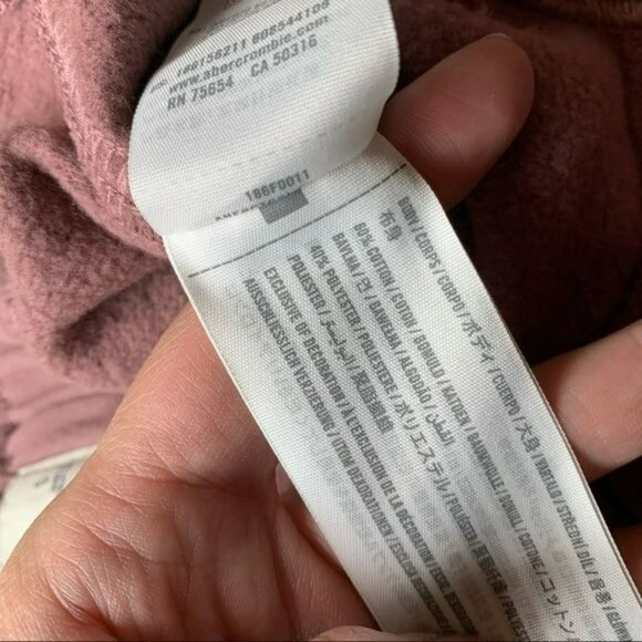 Abercrombie and Fitch mauve pink soft jogger sweat pants - S - Picture 7 of 9